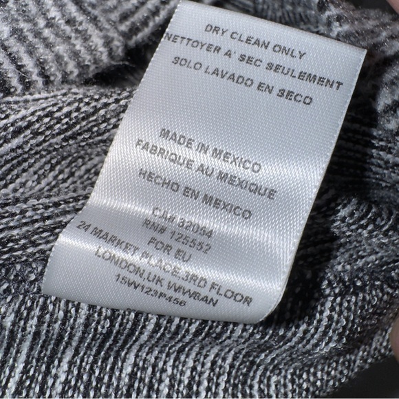 Dolan Left Coast Collection Fit & Flare Sweater Dress Gray Long Sleeve Women’s M - Picture 4 of 12